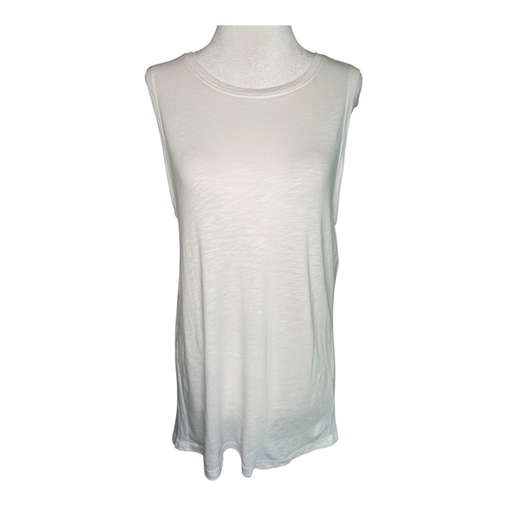 Caslon‎ White Tank Top Sleeveless Casual Basic Comfy Everyday XS NWT